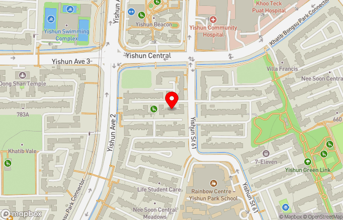 Map location of PanCare Medical (Yishun 605)