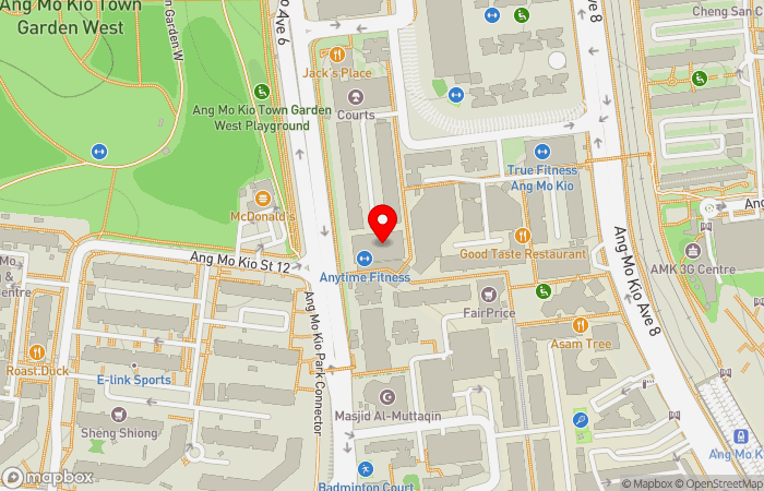Map location of Parkway Shenton Family Medicine Clinic