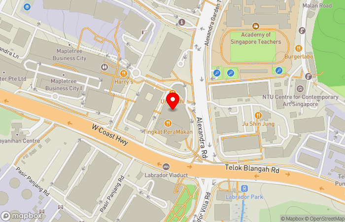 Map location of Parkway Shenton Medical Clinic (Alexandra Retail Centre)