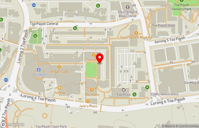 Map location of Parkway Shenton Medical Clinic
