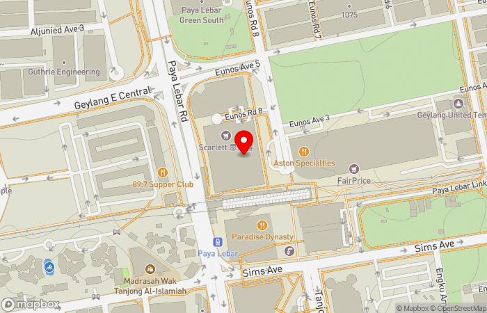 Map location of Phoenix Medical Group (Paya Lebar)