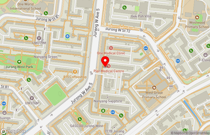 Map location of Pier Medical Centre