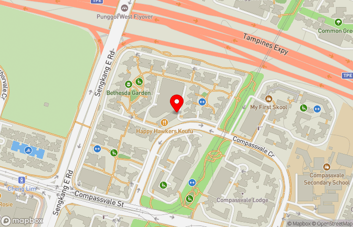 Map location of Pinnacle Family Clinic (Compassvale)