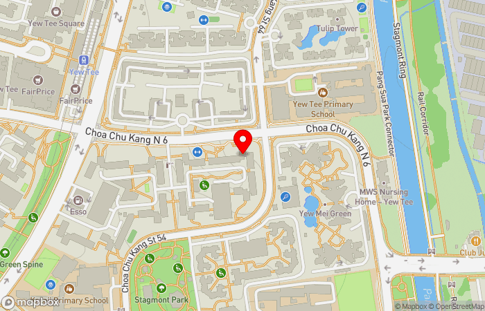 Map location of Pinnacle Family Clinic (Yew Tee)