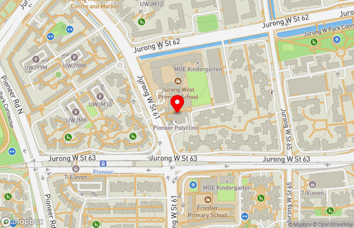Map location of Pioneer Polyclinic