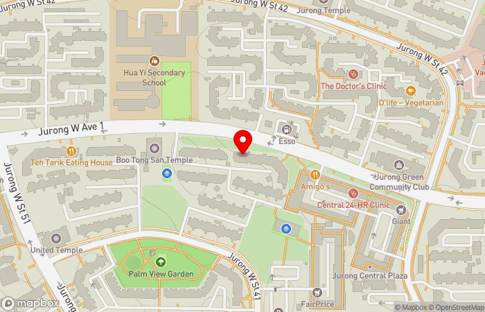 Map location of Pristine Medical Clinic