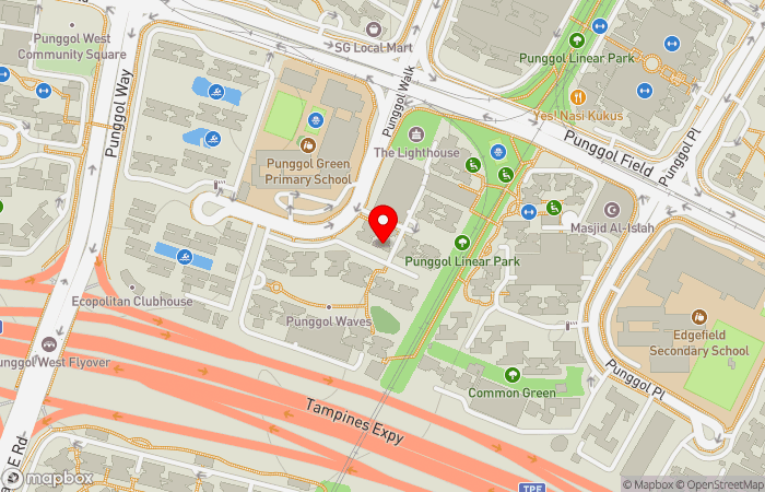 Map location of Punggol Ripples Family Clinic (By Appointment Only)