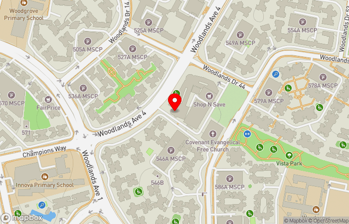 Map location of Rafa Medical Clinic
