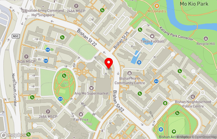 Map location of Raffles Medical Bishan