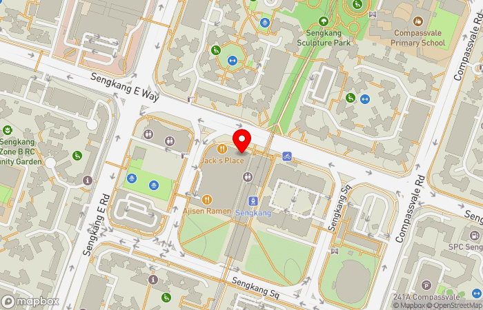 Map location of Raffles Medical Compass One