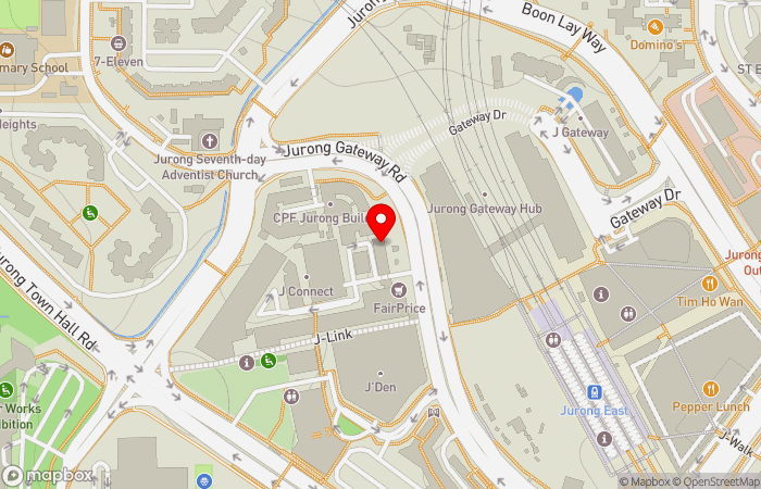Map location of Raffles Medical Jurong East