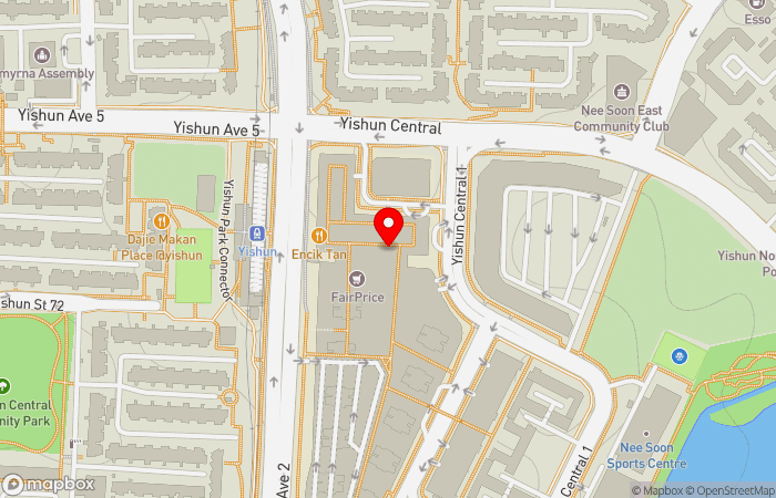 Map location of Raffles Medical Northpoint City