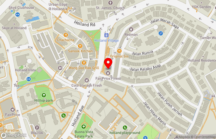 Map location of Raffles Medical (Raffles Holland V)