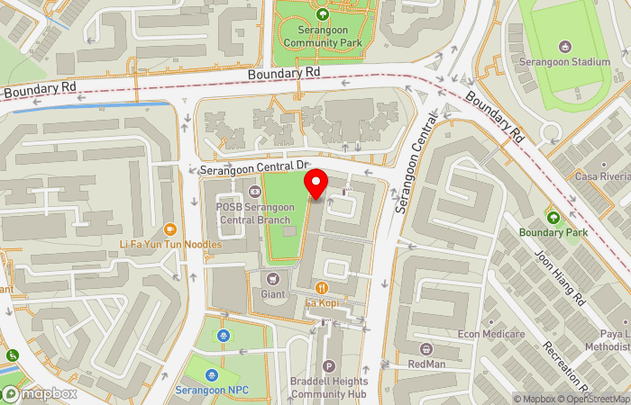 Map location of Redwood @TPY Clinic and Surgery Pte Ltd
