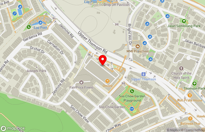Map location of Regent Clinic
