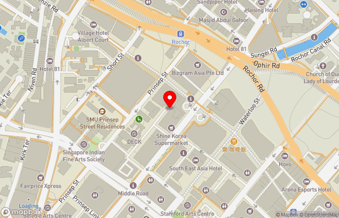 Map location of Rochor Centre Clinic