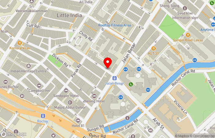 Map location of SHANAH MEDICAL CLINIC PTE LTD