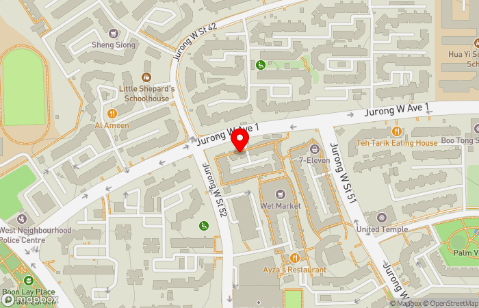 Map location of Silver Cross Medical (Jurong West)