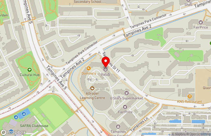 Map location of Street 11 Clinic