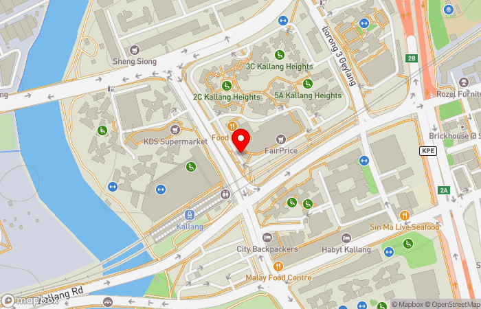Map location of T Medical Clinic (Kallang)