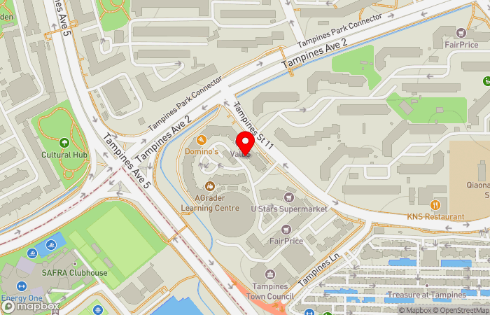 Map location of TAMPINES CLINIC AND SURGERY