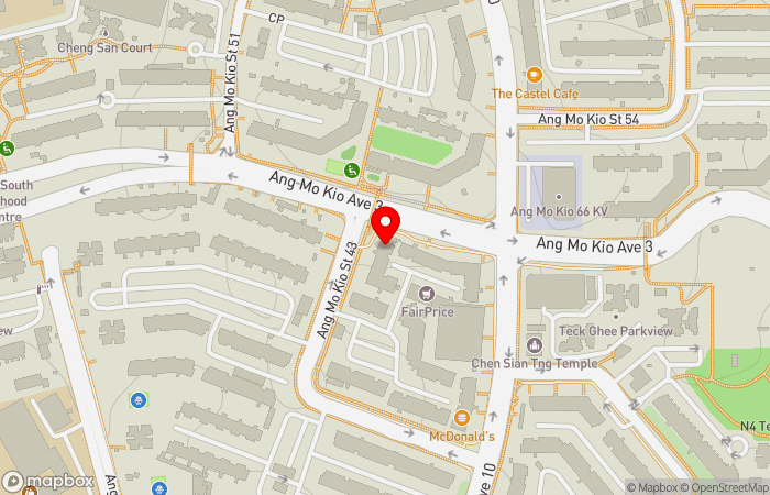 Map location of Teck Ghee Clinic