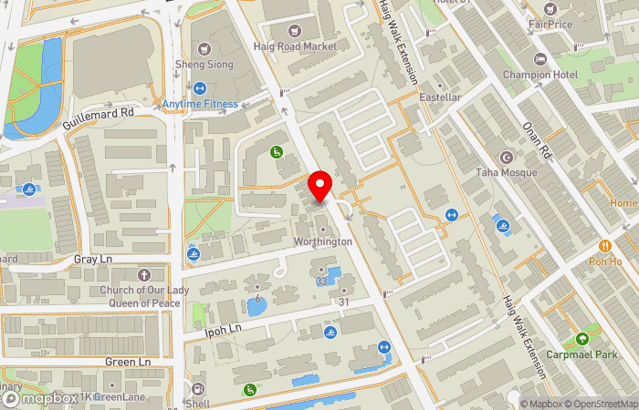 Map location of Tembusu Medical Clinic (Haig Road)