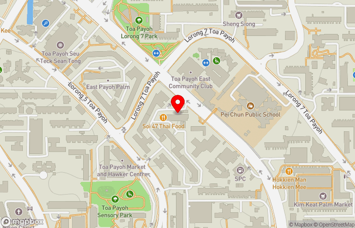 Map location of Teoh Clinic Family Practice