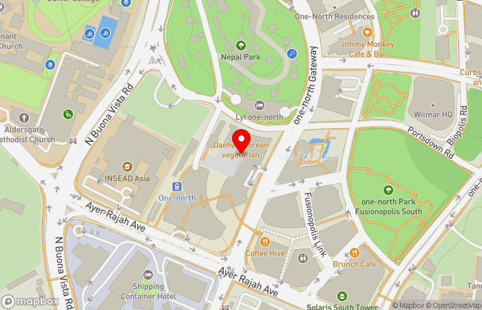 Map location of The Clinic Group @ Fusionopolis