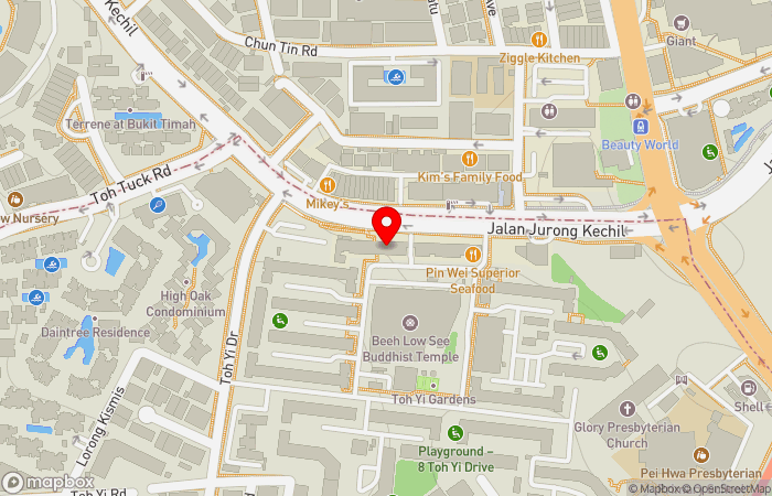 Map location of Toh Yi Family Clinic