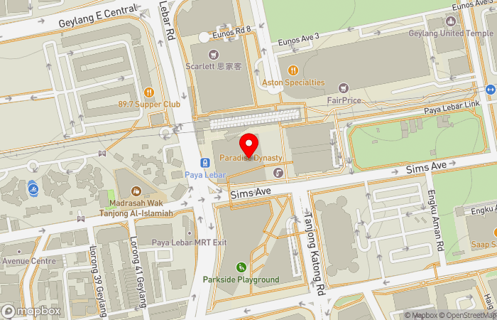 Map location of True Medical Clinic (Paya Lebar Quarter)