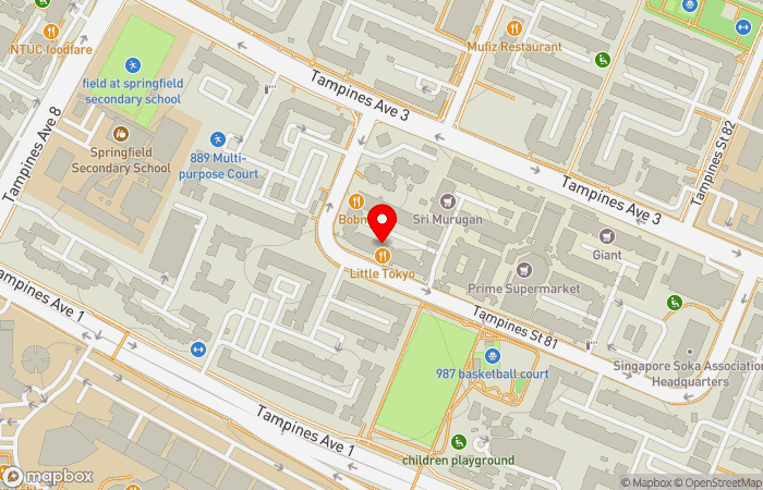 Map location of True Medical Clinic Tampines West