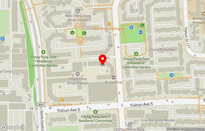 Map location of Unihealth 24-Hr Clinic (Yishun)