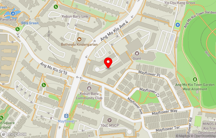 Map location of United Family Clinic
