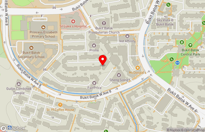 Map location of Universal Medical Clinic ( Bukit Batok)