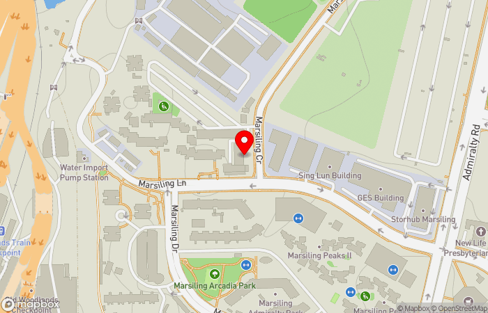 Map location of Woodlands Medical Centre