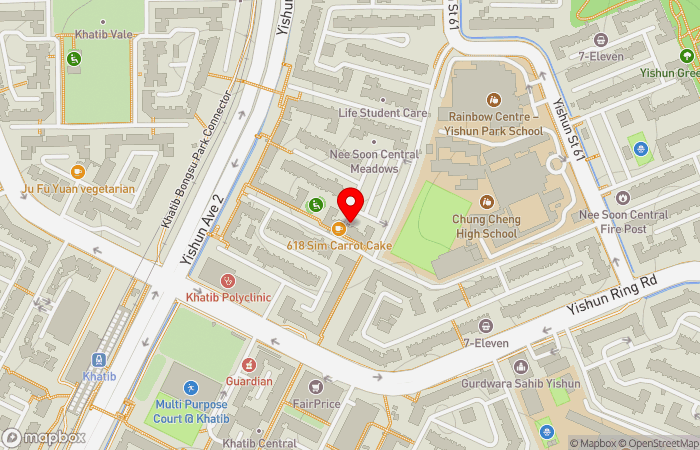 Map location of Yishun Medical Centre