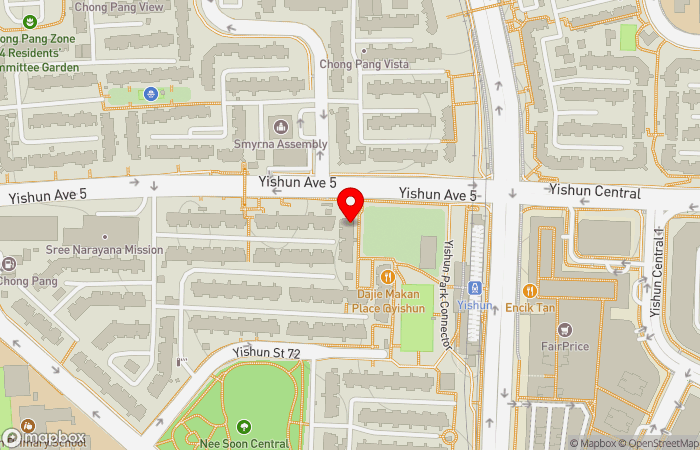 Map location of YishunOne Family Clinic