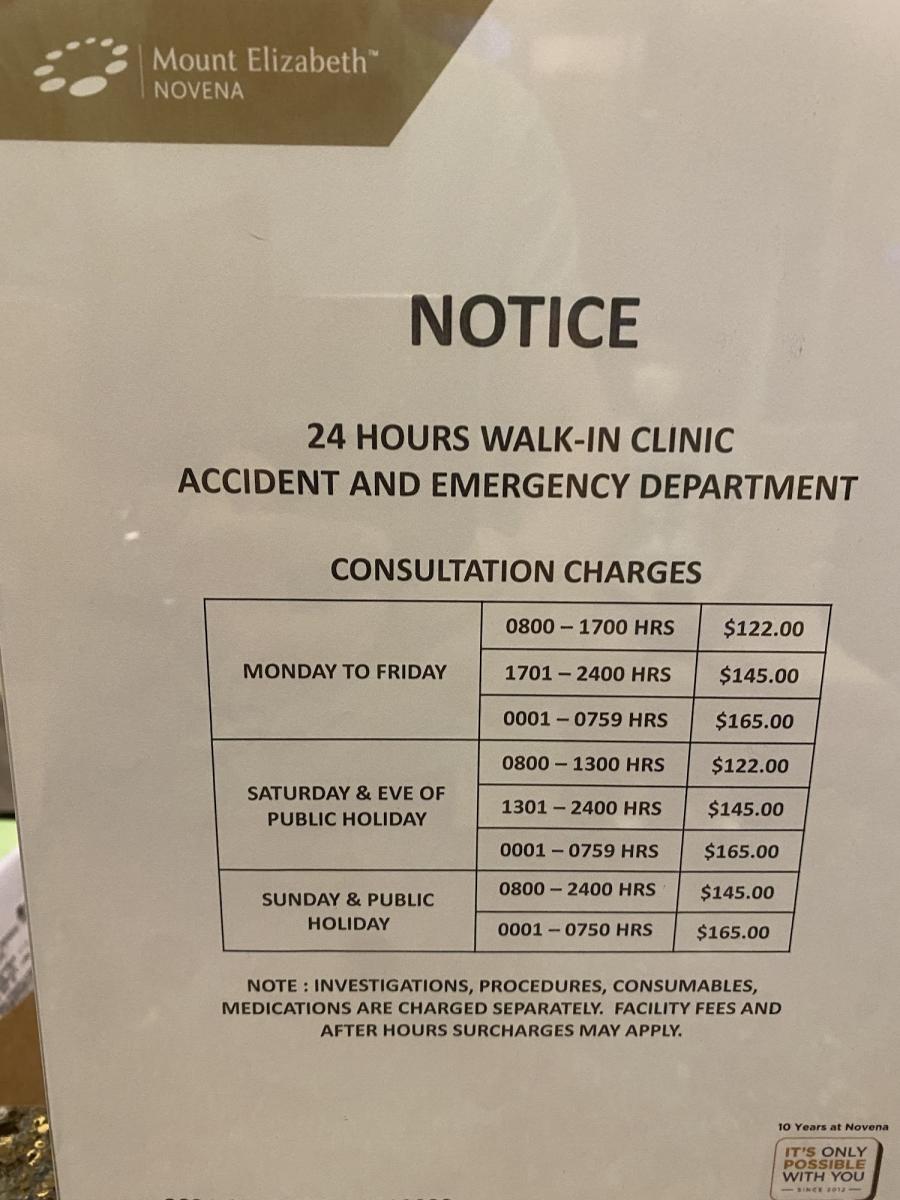 24-Hour Walk-In Clinic (Mount Elizabeth Novena) - Thumbnail