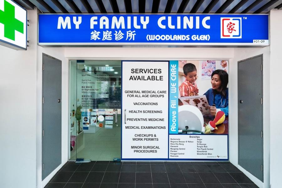 MY FAMILY CLINIC (WOODLANDS GLEN)